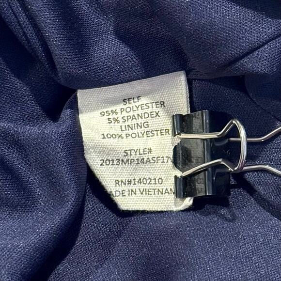 Joie De Vivre Dress Feminine Boho Cottage Romantic Garden Floral Maxi Blue 2X - Picture 3 of 5